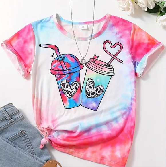 Other - Girls Cool Tye Dye Graphic Tee